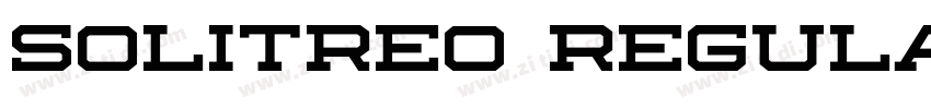 Solitreo Regular字体转换 Solitreo Regular字体转换